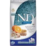 N&D Ocean Düşük Tahıllı Morina Balığı ve Portakallı Orta ve Büyük Irk 2.5 kg Yetişkin Köpek Maması