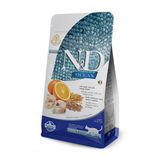 Nd Ocean Kedi 1,5Kg Az Tahilli Morina Baligi Kilciksiz Bugday Yulaf Ve Portakalli Kedi Mamasi