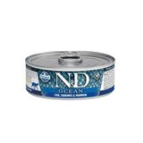N&D Ocean Kitten Morina Balığı, Karides ve Balkabaklı Yavru Kedi Konservesi, 70 g