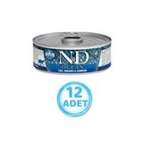 N&D Ocean Morina Balığı Karides ve Bal Kabaklı Yavru Kedi Konservesi 70gr 12 Adet
