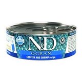 N&D Ocean Morina Balığı,Karides Balkabağı 6x80 gr Yavru Kedi Konsreve
