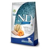 N&D Ocean Morina Balıklı Bal Kabaklı Karidesli Ve Kavunlu Tahılsız Yavru Köpek Maması 2,5 Kg