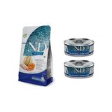 N&d Ocean Morina Balkabağı Karides Kavun Kitten 1,5 kg + N&d Ocean Kitten Morina Yaş Mama 2'li