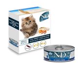 ND Ocean Morina,Karides,Balkabağı Yavru Kedi Konservesi 12x80 gr