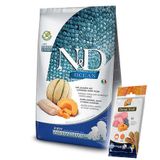 ND Ocean Tahılsız Balkabak M. Balık Medium Maxi Yavru Köpek Maması 12 Kg + ND Dental Köpek Ödülü