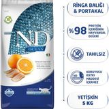 N&D Ocean Tahılsız Morina Balıklı Portakal Yetişkin Kedi Maması 1,5 Kg
