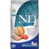 N&D Ocean Tahılsız Somon ve Morina Balıklı Kavunlu Mini Yetişkin 2.5 kg Köpek Maması