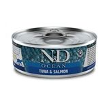 N&D Ocean Ton Balığı ve Somonlu 12x80 gr Kedi Konservesi