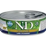 N&D Prime Kuzu Etli ve Yaban Mersinli 80 gr Yaş Kedi Maması