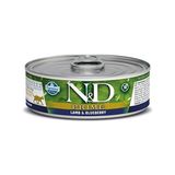 N&D Prime Kuzu Etli ve Yaban Mersinli Konserve Kedi Maması 70 gr Premium Kalite Besleyici İçerik