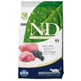N&D Prime Kuzu Etli ve Yaban Mersinli Tahılsız 1500 gr Yetişkin Kedi Maması