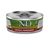 N&D Prime Tahılsız 2 Adet Tavuk Nar 80 gr Yetişkin Kedi Yaş Mama