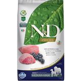 N&D Prime Tahılsız Kuzu Eti ve Yaban Mersinli Orta ve Büyük Irk 2.5 kg Yetişkin Köpek Maması