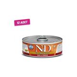 N&D Pumpkin 12x80 gr Balkabaklı ve Bıldırcınlı Kedi Konservesi