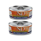 N&D Pumpkin 2x80 gr Balkabağı Kuzu Yaban Mersin Yetişkin Yaş Mama