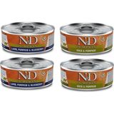 N&D Pumpkin 4 Adet Kuzu ve Ördekli 80 gr Yetişkin Kedi Yaş Mama