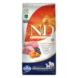 N&D Pumpkin Bal Kabaklı Kuzulu Yaban Mersinli Orta Ve Büyük Irk Tahılsız Yetişkin Köpek Maması 12 Kg