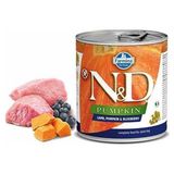 N&D Pumpkin Balkabaklı Kuzulu Yaban Mersinli Tahılsız 285 gr Yetişkin Köpek Konservesi