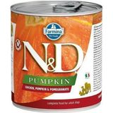 N&D Pumpkin Balkabaklı Tahılsız Tavuklu Narlı Konserve 285 gr Köpek Konservesi