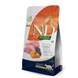 N&D Pumpkin Neutered Balkabaklı Kuzu Etli Yaban Mersinli Tahılsız 1.5 kg Kedi Maması