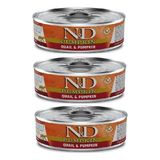 N&D Pumpkin Tahılsız 3x80 gr Balkabağı Bıldırcın Yetişkin Yaş Mama