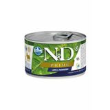 N&D Pumpkin Tahılsız Balkabağı Kuzu Yaban Mersini 140 gr Mini Yaş Köpek Konservesi
