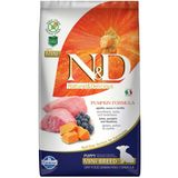 N&D Pumpkin Tahılsız Kuzu Eti Balkabağı ve Yaban Mersinli Küçük Irk 2.5 kg Yavru Köpek Maması