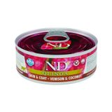 N&D Quınoa 80 gr Kedi Konserve Geyik&Hindistan Cevizli Kedi Konserve
