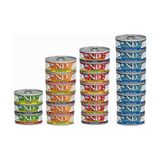 N&D Süper Premium Kedi Konserve Yaş Mama 24'lü Karma Kutu 80 gr Karışık Tatlı Besleyici İçerik