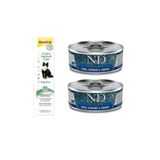 N&d Tahılsız 2 Adet Ton Sardalya Karides Kedi Yaş Mama 80 Gr+Gimcat 50 gr Gastro Paste
