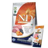 ND Tahılsız Balkabak Kuzu Medium Maxi Yavru Köpek Maması 12 Kg + ND Dental Köpek Ödülü