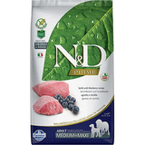 N&D Tahılsız Kuzu Etli Yaban Mersinli Yetişkin Açık 1 kg Köpek Maması