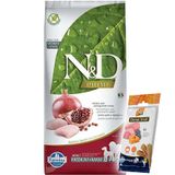 ND Tahılsız Maxi Tavuk Nar Büyük ve Orta Irk Köpek Maması 12 Kg + ND Dental Köpek Ödülü