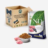ND Tahılsız Mini Kuzu Yaban Mersini Küçük Irk Köpek Maması 2,5 Kg