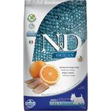 N&D Tahılsız Ocean Balık Portakallı Küçük Irk Köpek Maması 2.5 kg Yüksek Protein İçerikli