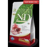 N&D Tahılsız Tavuklu Narlı Kısır Açık 3 kg Kedi Maması