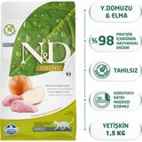 N&D Tahılsız Yaban Domuzu Etli Elmalı 1 kg Açık Kedi Maması