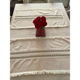 NDC Home Ham Keten Krem 2li Vintage Runner (40 x 80) - 40 x 80 cm