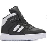 Ndrops 09-24 Deri Outdoor Erkek Çocuk Spor Bot Siyah Beyaz 26-30