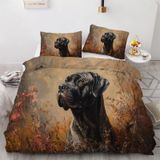 NDXRWDZR Çift Kişilik Nevresim 220 x 240 cm Yetişkin Köpek Kursu Gizli Fermuarlı Nevresim Takımı Yumuşak Anti Alerji Mikrofiber Nevresim Takımı Nevresim Takımı ve 2 Yastık Kılıfı 50 x 80 cm