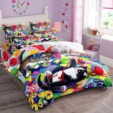 NDXRWDZR Çift Kişilik Nevresim 220 x 240 cm Yetişkin Retro Kedi Gizli Fermuarlı Nevresim Takımı Yumuşak Anti-Alerji Mikrofiber Nevresim Takımı Nevresim Takımı ve 2 Yastık Kılıfı 50 x 80 cm
