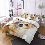 NDXRWDZR Çocuk Tek Kişilik Nevresim 135 x 200 cm Chihuahua Gizli Fermuarlı Nevresim Takımı Mikrofiber Yumuşak Nefes Alabilir Nevresim Takımı Nevresim Takımı ve 2 Yastık Kılıfı 50 x 80 cm