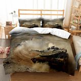 NDXRWDZR King Size Nevresim Takımı Tucker Nevresim Takımı Fermuarlı Nevresim Takımı Aldults Çocuklar için Yumuşak Hipoalerjenik Mikrofiber Yorgan Kılıfı 230x220 cm + 2 Yastık Kılıfı 50x75 cm