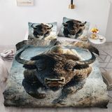 NDXRWDZR Nevresim 90 x 190 Çocuk Buffle Nevresim Takımı Tek Kişilik Fermuarlı Rahat Nefes Alabilir Mikrofiber Nevresim ve 2 Yastık Kılıfı 65 x 65 cm