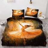 NDXRWDZR Nevresim takımı 220 x 240 cm bale nevresim takımı, fermuarlı, kilitli, yetişkinler ve çocuklar için, yumuşak, nefes alan mikro elyaf nevresim + 2 yastık kılıfı 80 x 80 cm