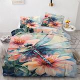 NDXRWDZR Nevresim takımı 220 x 240 cm yusufçuk nevresim takımı, fermuarlı, kilitli, yetişkinler ve çocuklar için, yumuşak, nefes alan mikro elyaf nevresim + 2 yastık kılıfı 80 x 80 cm