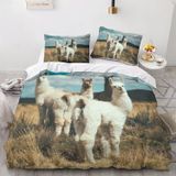 NDXRWDZR Nevresim Takımı 220 x 240 Yetişkin Alpaka Nevresim 2 Kişilik Fermuarlı Rahat Nefes Alabilir Mikrofiber Nevresim ve 2 Yastık Kılıfı 65 x 65 cm