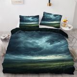 NDXRWDZR Nevresim Takımı 220 x 240 Yetişkin Fırtına Nevresim Fermuarlı 2 Kişilik Rahat Nefes Alabilir Mikrofiber Nevresim ve 2 Yastık Kılıfı 65 x 65 cm