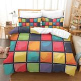 NDXRWDZR nevresim takımı 90 çocuk rengi kareli yorgan yorgan kızlar için çocuk için 90 adet fermuarlı yumuşak nefes alabilen mikrofiber nordik kılıflar 150 x 220 cm + 2 yastık kılıfı 50 x 80 cm