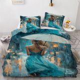 NDXRWDZR nevresim takımı 90 çocuk şehir düşük yağmur yorgan kızlar için 90 yaş yatağı fermuarlı yumuşak nefes alabilen mikrofiber nordik kılıflar 150 x 220 cm + 2 yastık kılıfı 50 x 80 cm
